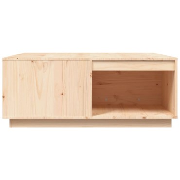 vidaXL Τραπεζάκι Σαλονιού 100x101x40,5cm από Μασίφ Ξύλο Πεύκου 1 τεμ.