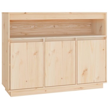 vidaXL Μπουφές 104,5x34x80cm από Μασίφ Ξύλο Πεύκου 1 τεμ.