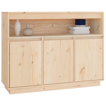 vidaXL Μπουφές 104,5x34x80cm από Μασίφ Ξύλο Πεύκου 1 τεμ.