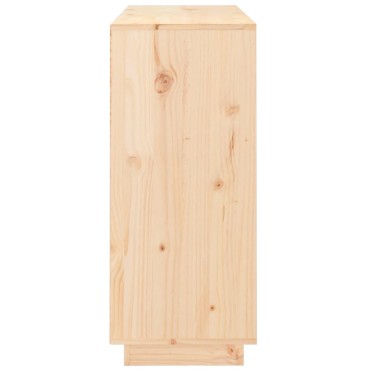 vidaXL Μπουφές 104,5x34x80cm από Μασίφ Ξύλο Πεύκου 1 τεμ.