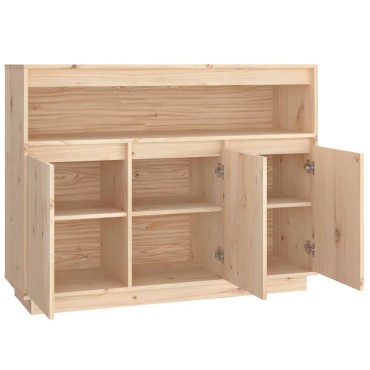 vidaXL Μπουφές 104,5x34x80cm από Μασίφ Ξύλο Πεύκου 1 τεμ.