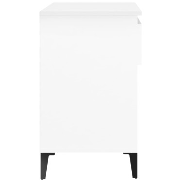 vidaXL Παπουτσοθήκη Λευκή 70x36x60cm από Επεξεργασμένο Ξύλο