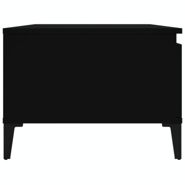 vidaXL Τραπεζάκι Σαλονιού Μαύρο 90x50x36,5cm Επεξεργασμ. Ξύλο 1 τεμ.
