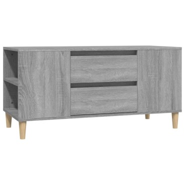 vidaXL Έπιπλο Τηλεόρασης Γκρι Sonoma 102x44,5x50cm Επεξεργασμένο Ξύλο