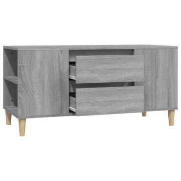 vidaXL Έπιπλο Τηλεόρασης Γκρι Sonoma 102x44,5x50cm Επεξεργασμένο Ξύλο
