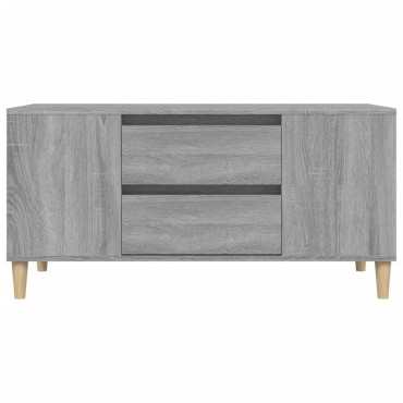 vidaXL Έπιπλο Τηλεόρασης Γκρι Sonoma 102x44,5x50cm Επεξεργασμένο Ξύλο