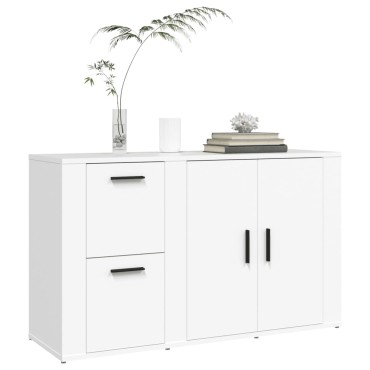 vidaXL Ντουλάπι Λευκό 100x33x59,5cm από Επεξεργασμένο Ξύλο 1 τεμ.