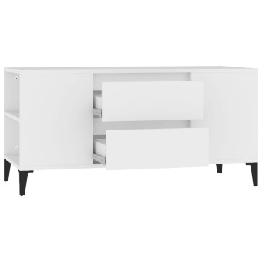 vidaXL Έπιπλο Τηλεόρασης Λευκό 102x44,5x50cm Επεξεργασμένο Ξύλο
