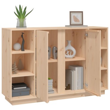 vidaXL Μπουφές 120x35x80cm από Μασίφ Ξύλο Πεύκου 1 τεμ.