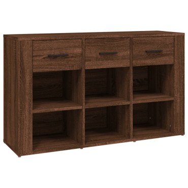 vidaXL Ντουλάπι Καφέ Δρυς 100x30x59,5cm από Επεξεργασμένο Ξύλο 1 τεμ.