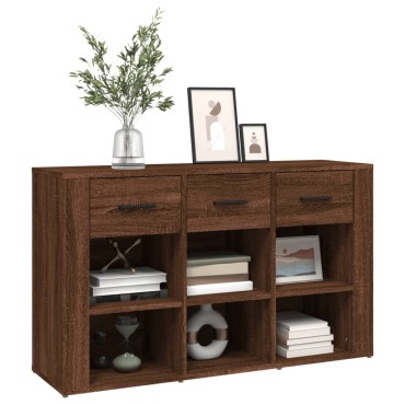 vidaXL Ντουλάπι Καφέ Δρυς 100x30x59,5cm από Επεξεργασμένο Ξύλο 1 τεμ.