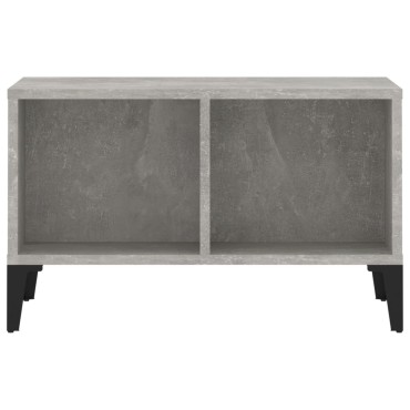 vidaXL Τραπεζάκι Σαλονιού Γκρι Σκυρ. 60x50x36,5cm Επεξεργ. Ξύλο 1 τεμ.