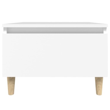 vidaXL Βοηθητικά Τραπέζια 2 τεμ. Λευκά 50x46x35cm Επεξεργασμένο Ξύλο