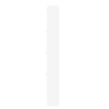 vidaXL Παπουτσοθήκη Λευκή 59x17x150cm από Επεξεργασμένο Ξύλο