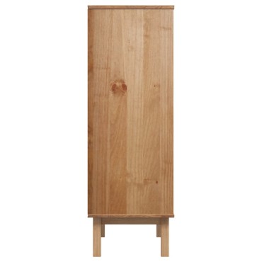 vidaXL Ντουλάπι OTTA 85x43x125cm από Μασίφ Ξύλο Πεύκου 1 τεμ.