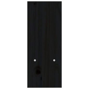 vidaXL Βάση Οθόνης Μαύρο (39-72)x17x43 εκ. από Μασίφ Ξύλο Πεύκου