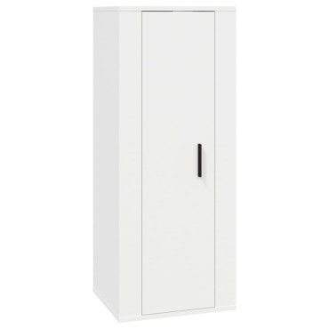 vidaXL Έπιπλο Τηλεόρασης Επιτοίχιο Λευκό 40x34,5x100cm