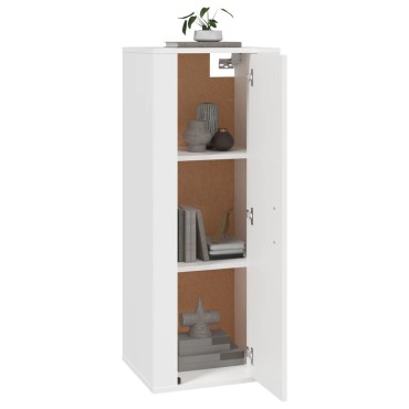vidaXL Έπιπλο Τηλεόρασης Επιτοίχιο Λευκό 40x34,5x100cm