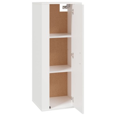 vidaXL Έπιπλο Τηλεόρασης Επιτοίχιο Λευκό 40x34,5x100cm