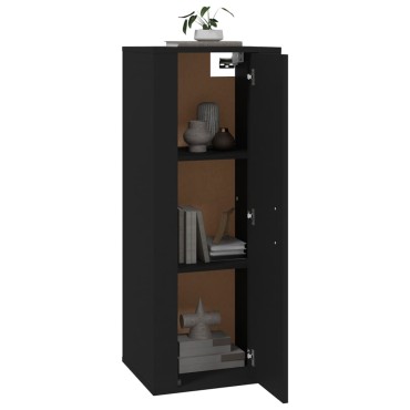 vidaXL Έπιπλο Τηλεόρασης Επιτοίχιο Μαύρο 40x34,5x100cm