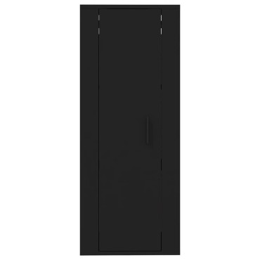 vidaXL Έπιπλο Τηλεόρασης Επιτοίχιο Μαύρο 40x34,5x100cm