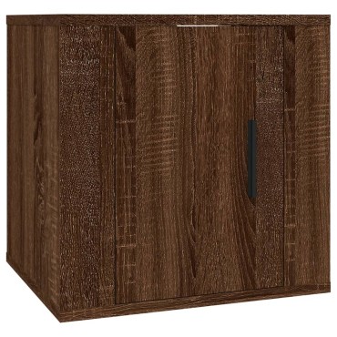 vidaXL Έπιπλο Τηλεόρασης Επιτοίχιο Καφέ Δρυς 40x34,5x40cm