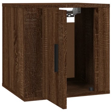 vidaXL Έπιπλο Τηλεόρασης Επιτοίχιο Καφέ Δρυς 40x34,5x40cm
