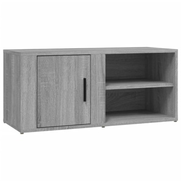 vidaXL Έπιπλο Τηλεόρασης Γκρι Sonoma 80x31,5x36cm από Επεξεργ. Ξύλο