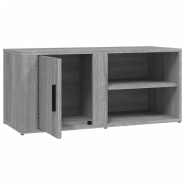 vidaXL Έπιπλο Τηλεόρασης Γκρι Sonoma 80x31,5x36cm από Επεξεργ. Ξύλο