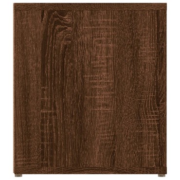 vidaXL Έπιπλο Τηλεόρασης Καφέ Δρυς 80x31,5x36cm Επεξεργασμένο Ξύλο
