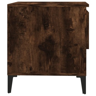 vidaXL Βοηθητικό Τραπέζι Καπνιστή Δρυς 50x46x50cm Επεξεργασμένο Ξύλο 1 τεμ.
