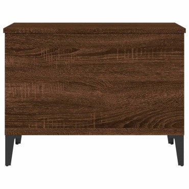 vidaXL Τραπεζάκι Σαλονιού Καφέ Δρυς 60x44,5x45cm Επεξεργασμένο Ξύλο 1 τεμ.