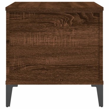 vidaXL Τραπεζάκι Σαλονιού Καφέ Δρυς 60x44,5x45cm Επεξεργασμένο Ξύλο 1 τεμ.