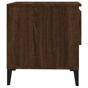 vidaXL Βοηθητικό Τραπέζι Καφέ Δρυς 50x46x50cm Επεξεργασμένο Ξύλο 1 τεμ.