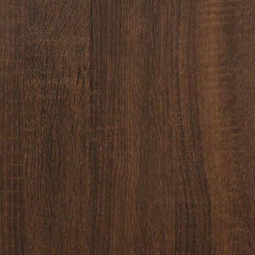 vidaXL Βοηθητικά Τραπέζια 2 τεμ. Καφέ Δρυς 50x46x50cmΕπεξ. Ξύλο