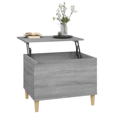 vidaXL Τραπεζάκι Σαλονιού Γκρι Sonoma 60x44,5x45cm Επεξεργασμένο Ξύλο 1 τεμ.