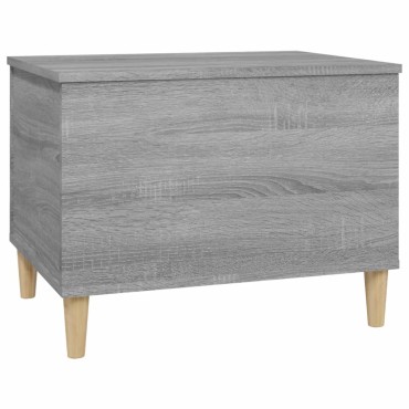 vidaXL Τραπεζάκι Σαλονιού Γκρι Sonoma 60x44,5x45cm Επεξεργασμένο Ξύλο 1 τεμ.