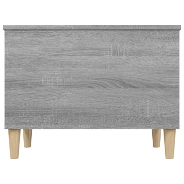 vidaXL Τραπεζάκι Σαλονιού Γκρι Sonoma 60x44,5x45cm Επεξεργασμένο Ξύλο 1 τεμ.
