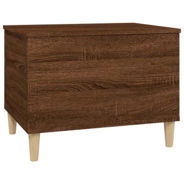 vidaXL Τραπεζάκι Σαλονιού Καφέ Δρυς 60x44,5x45cm Επεξεργασμένο Ξύλο 1 τεμ.