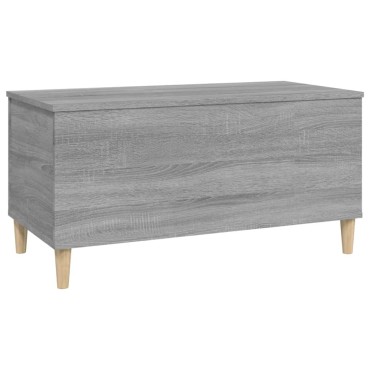 vidaXL Τραπεζάκι Σαλονιού Γκρι Sonoma 90x44,5x45cmΕπεξεργασμένο Ξύλο 1 τεμ.