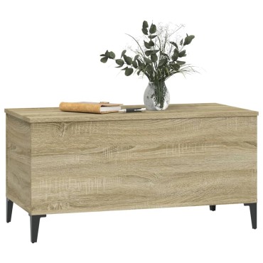vidaXL Τραπεζάκι Σαλονιού Sonoma Δρυς 90x44,5x45cm Επεξεργασμένο Ξύλο 1 τεμ.