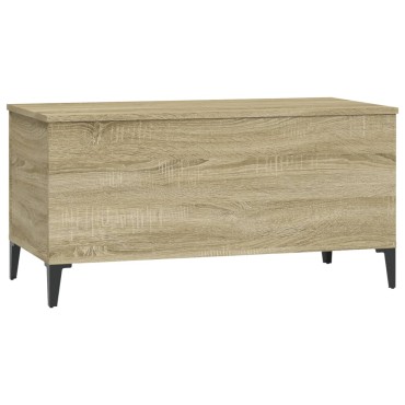 vidaXL Τραπεζάκι Σαλονιού Sonoma Δρυς 90x44,5x45cm Επεξεργασμένο Ξύλο 1 τεμ.