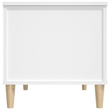 vidaXL Τραπεζάκι Σαλονιού Λευκό 90x44,5x45cm από Επεξεργασμένο Ξύλο 1 τεμ.