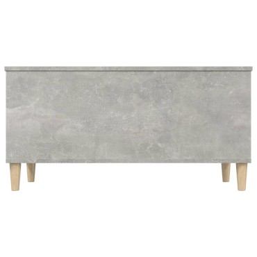 vidaXL Τραπεζάκι Σαλονιού Γκρι Σκυροδ. 90x44,5x45cm Επεξεργ. Ξύλο 1 τεμ.