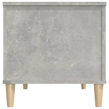 vidaXL Τραπεζάκι Σαλονιού Γκρι Σκυροδ. 90x44,5x45cm Επεξεργ. Ξύλο 1 τεμ.