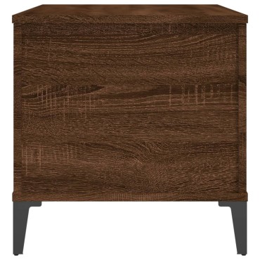vidaXL Τραπεζάκι Σαλονιού Καφέ Δρυς 90x44,5x45cm Επεξεργασμένο Ξύλο 1 τεμ.