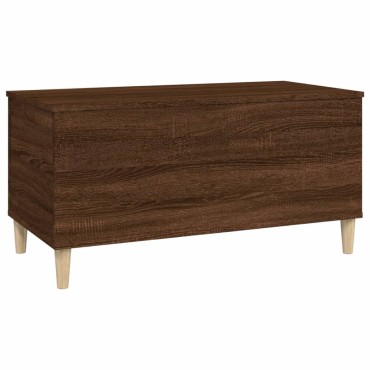 vidaXL Τραπεζάκι Σαλονιού Καφέ Δρυς 90x44,5x45cm Επεξεργασμένο Ξύλο 1 τεμ.