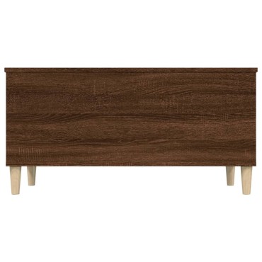 vidaXL Τραπεζάκι Σαλονιού Καφέ Δρυς 90x44,5x45cm Επεξεργασμένο Ξύλο 1 τεμ.