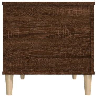 vidaXL Τραπεζάκι Σαλονιού Καφέ Δρυς 90x44,5x45cm Επεξεργασμένο Ξύλο 1 τεμ.