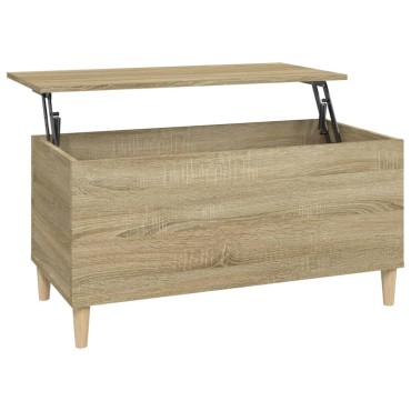 vidaXL Τραπεζάκι Σαλονιού Sonoma Δρυς 90x44,5x45cm Επεξεργασμένο Ξύλο 1 τεμ.